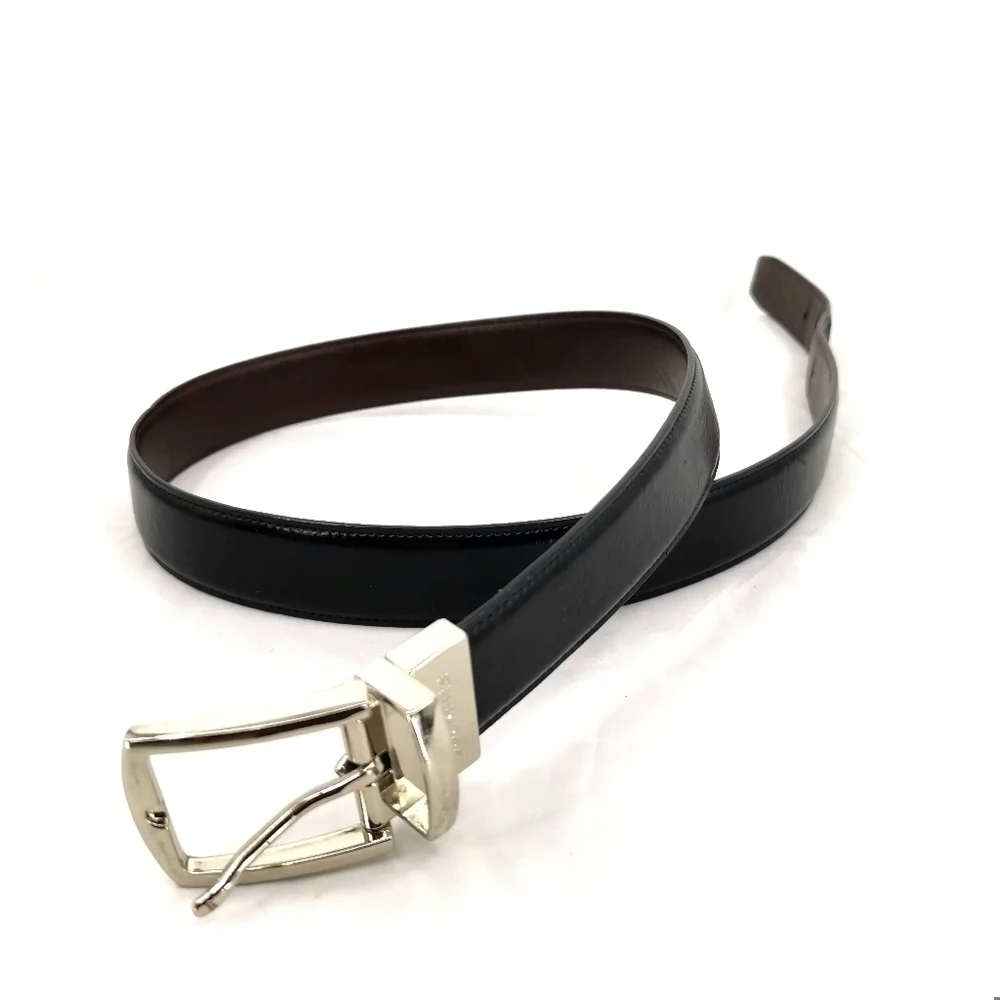 Docker's Men's 38 Black Bonded Leather Belt
